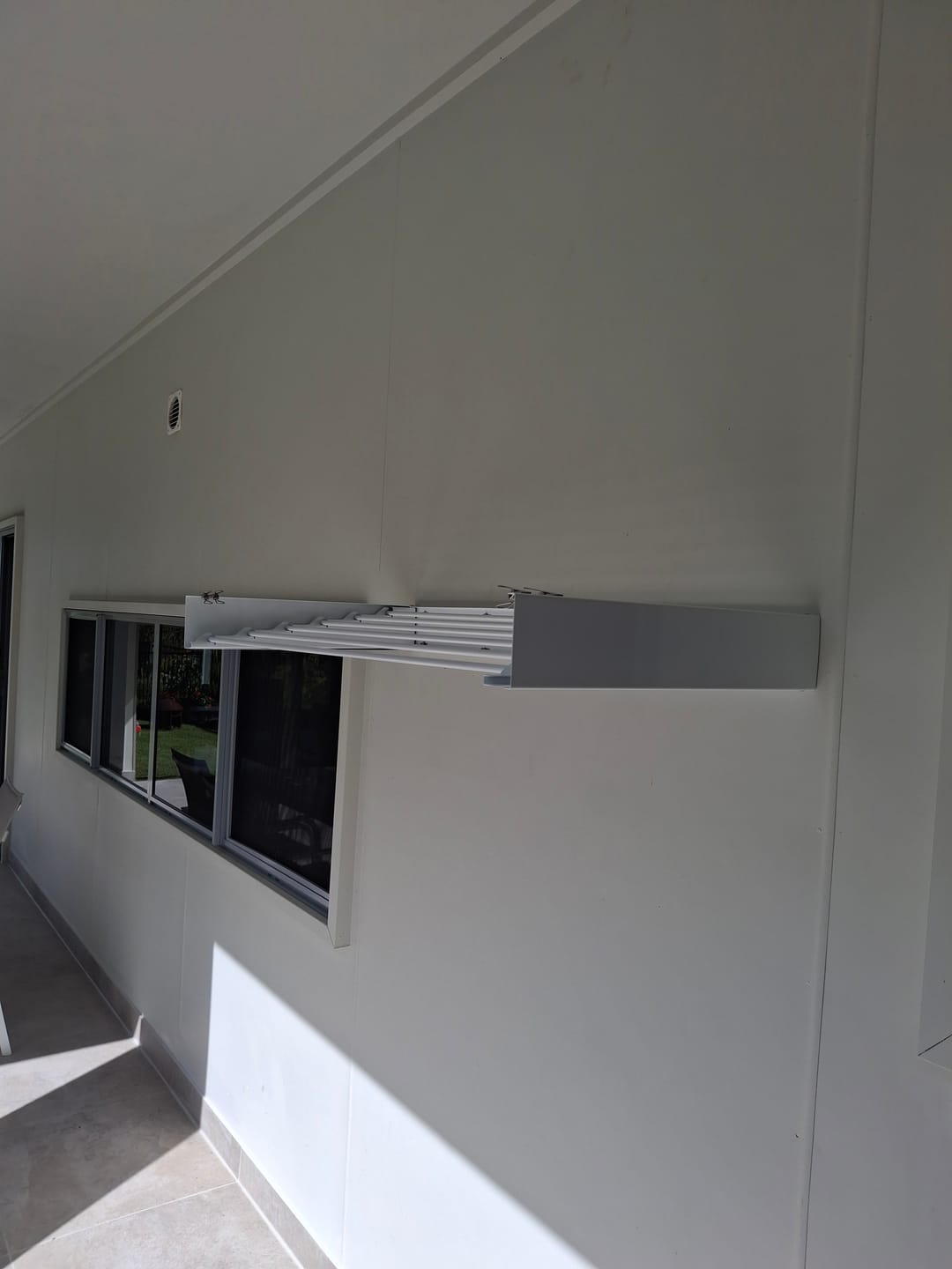 Customer photo review of Caravan Wall Mounted Drying Rack - Foldable Indoor and Outdoor