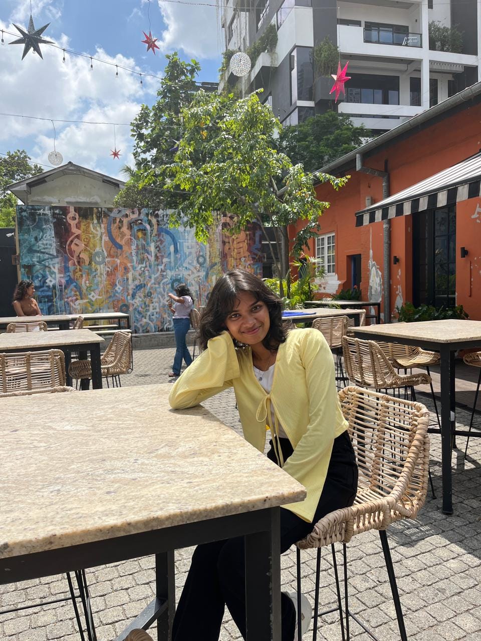 Customer photo review of Daisy Drape Cardigan