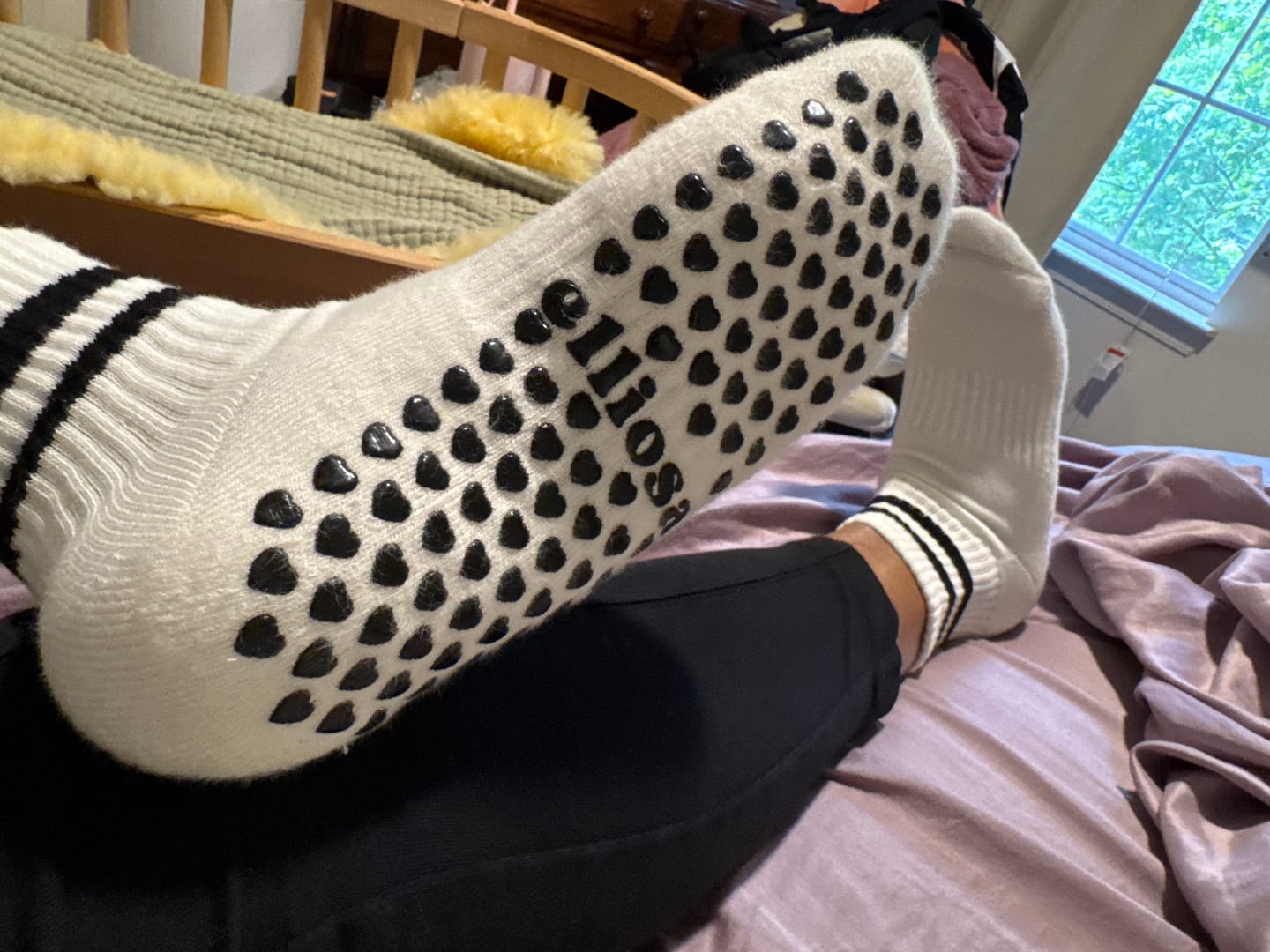 Customer photo review of Dual-Direction Grip Stripes - Coconut Cream