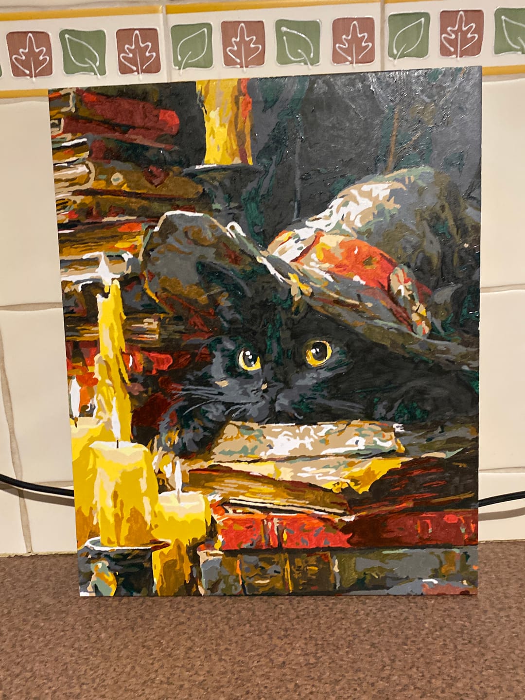 Customer photo review of Spells keeper | Paint by Number
