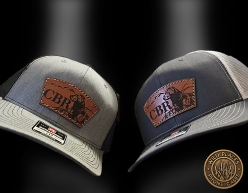 Customer photo review of Richardson 112 Genuine Leather Patch Hats Laser Engraved
