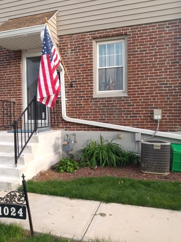 Customer photo review of 3' x 5' American Flag Set