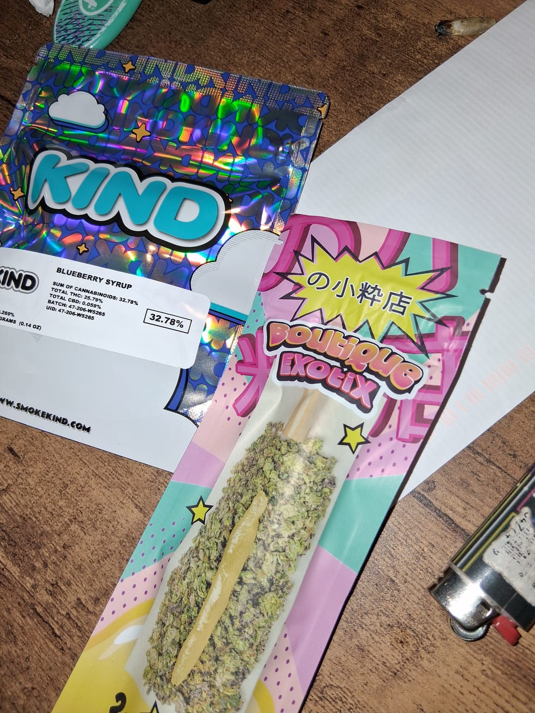 Customer photo review of Blueberry Syrup - 4 Grams - Indica