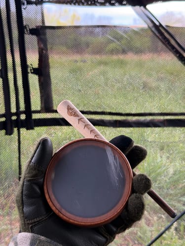 Customer photo review of Crystal Over Slate Pot Call - All Weather