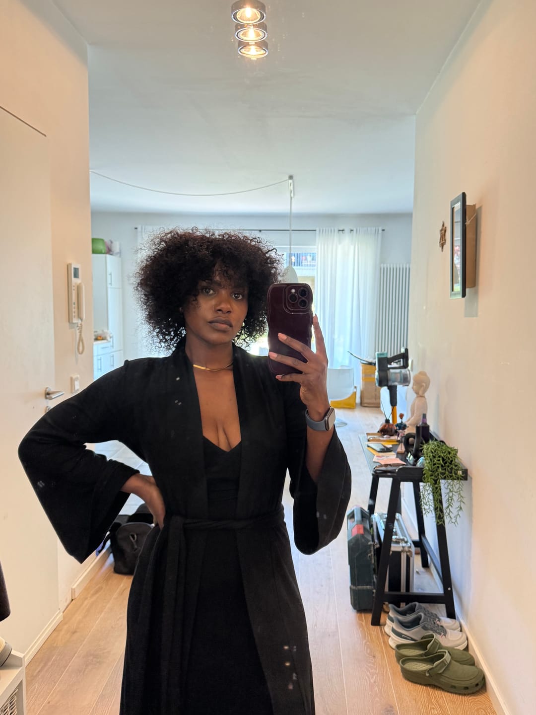 Customer photo review of The House Gown-Black