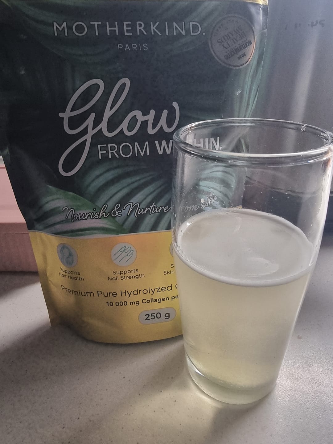 Customer photo review of Glow From Within Collagen - 250g