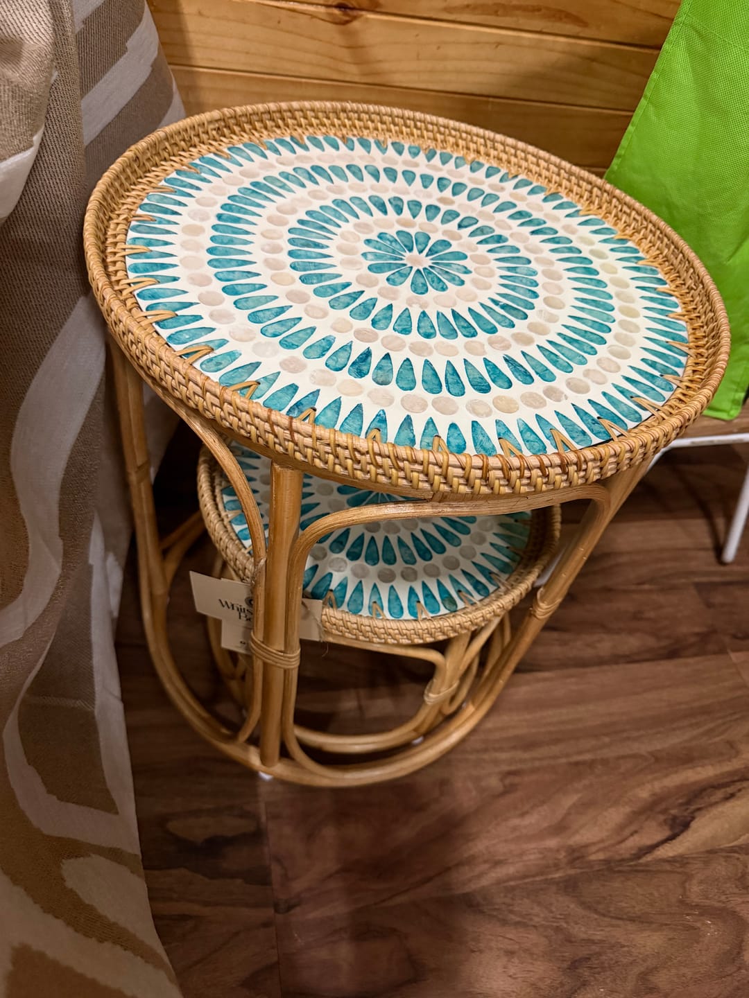 Customer photo review of Serene Rattan Table Set