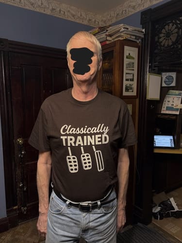 Customer photo review of Classically Trained T-Shirt