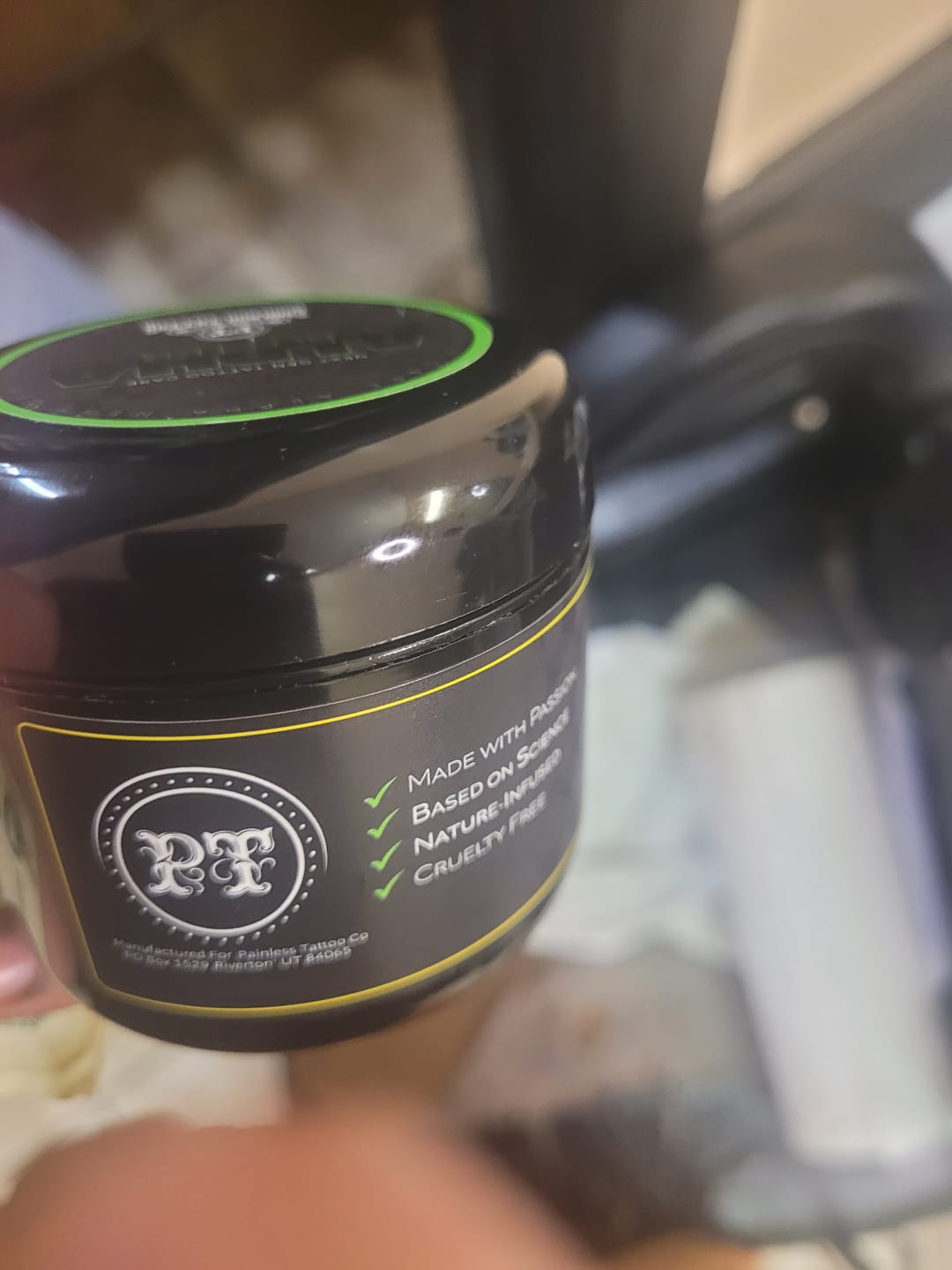Customer photo review of Alpha Tattoo Butter