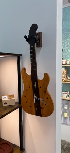 Customer photo review of 23.0x9.0" Stratocaster Guitar Serving Board Acrylic Router Template