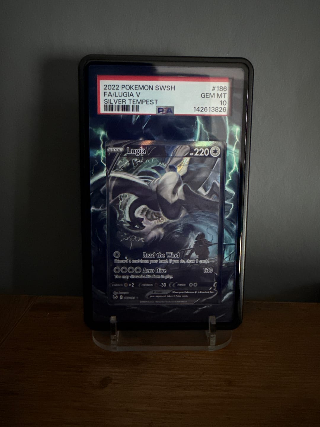 Customer photo review of Lugia V 186-195 Silver Tempest Extended Art Display Cases