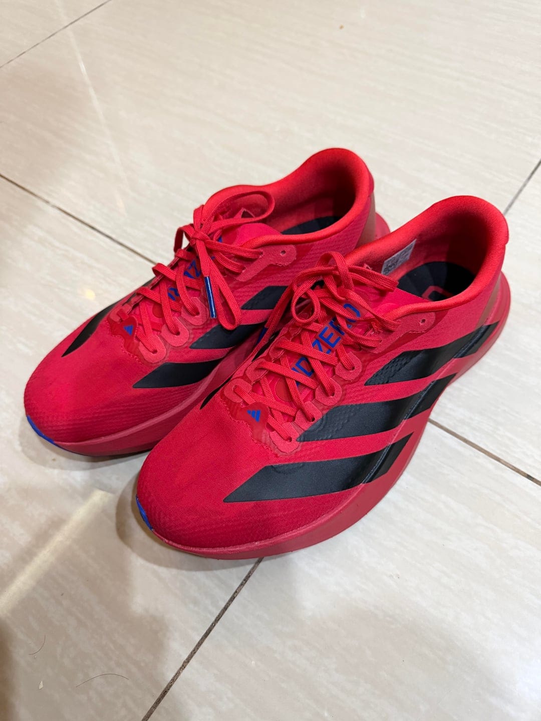 Customer photo review of Adizero Evo SL Pure Ruby
