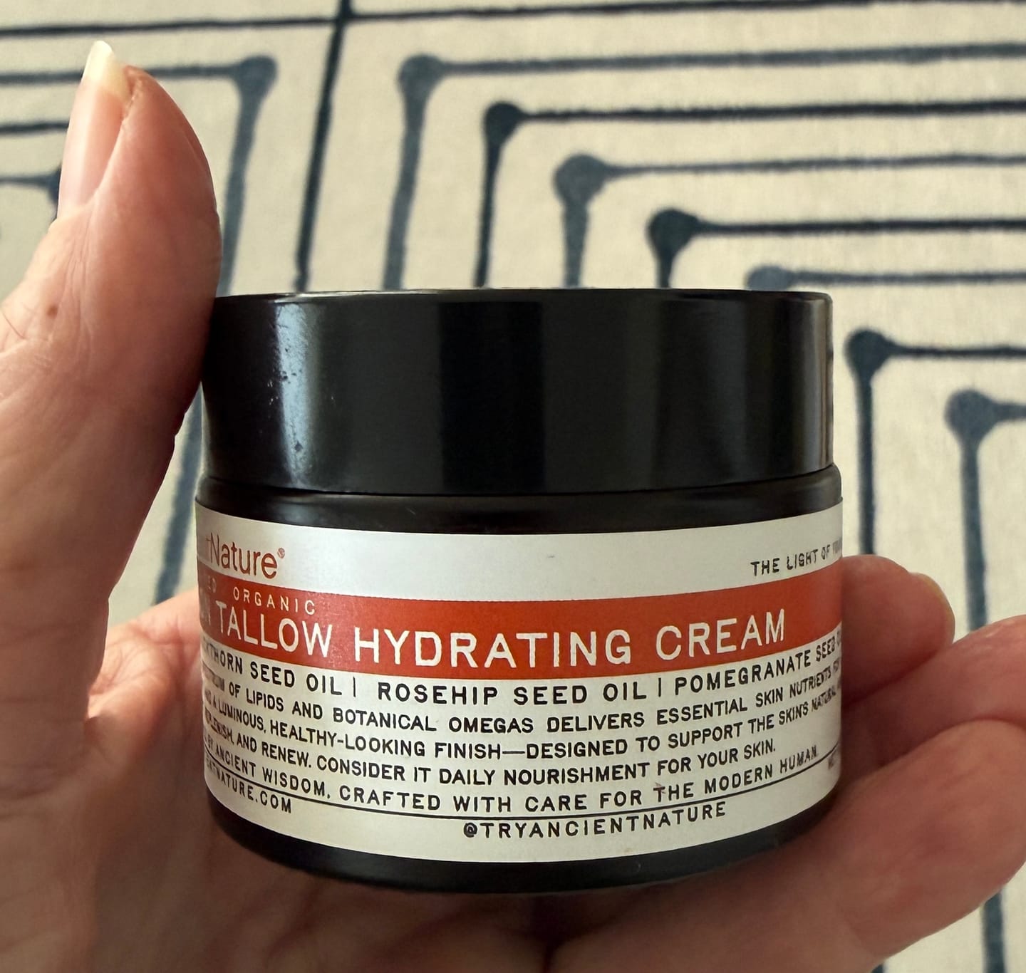 Customer photo review of Bison Tallow Hydrating Cream