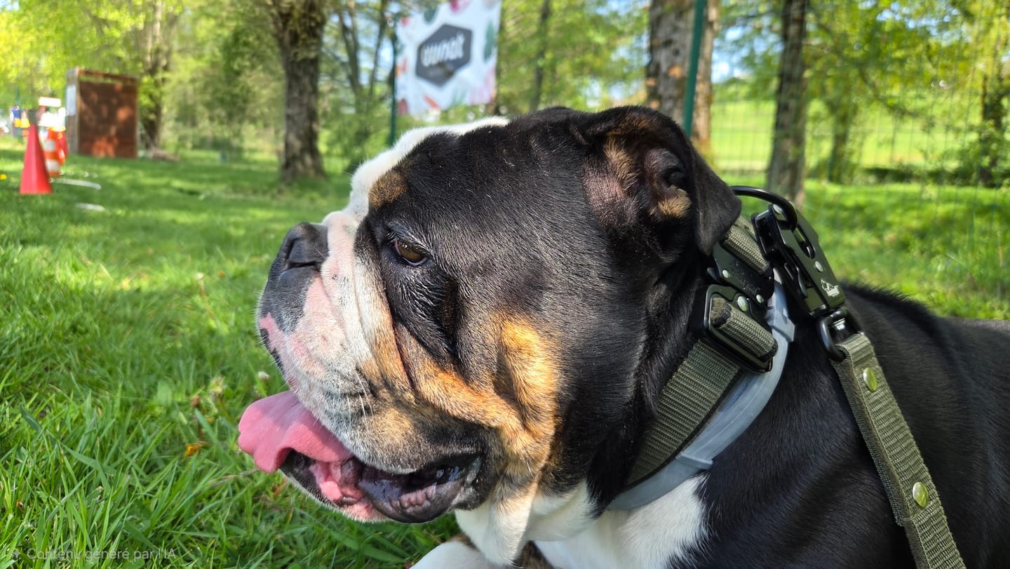 Customer photo review of Walk Leash Khaki - Säkert nylonkoppel i olika längder