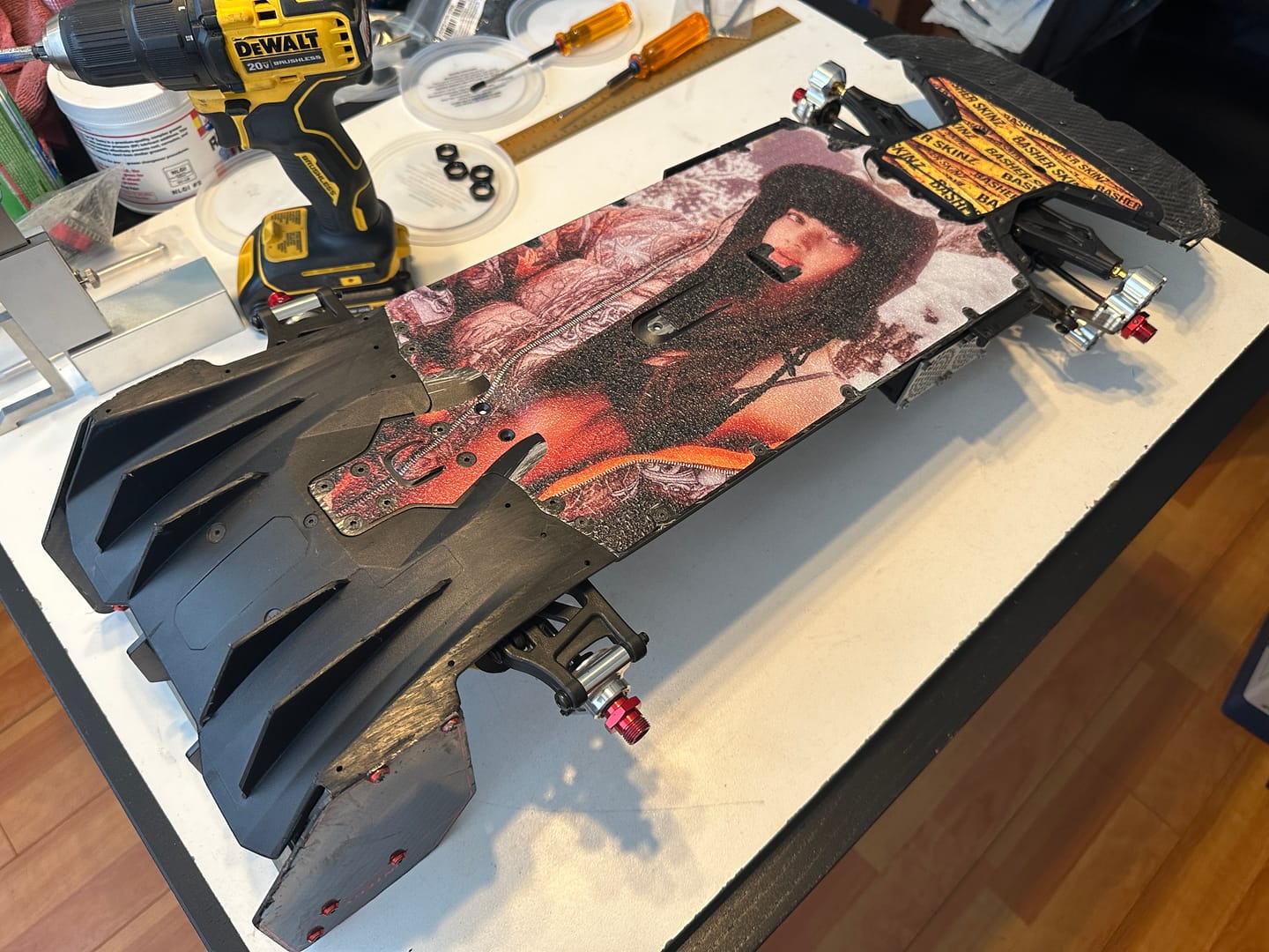 Customer photo review of ARRMA INFRACTION 6S / FELONY 6S / LIMITLESS - "CREATE YOUR OWN SKIN" chassis protector skin