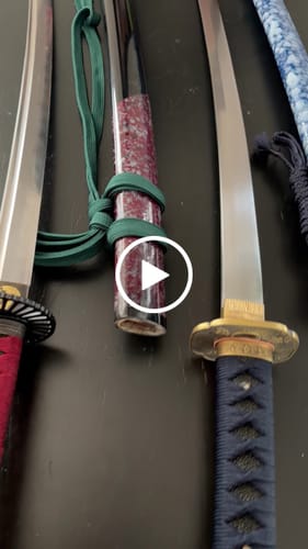 Customer video review of Custom Japanese Sword