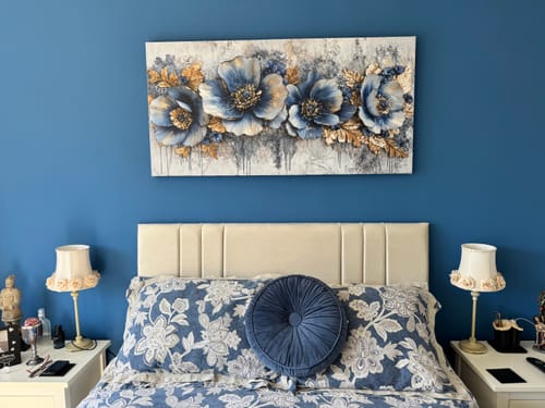 Customer photo review of MYSTIC BLUES CANVAS