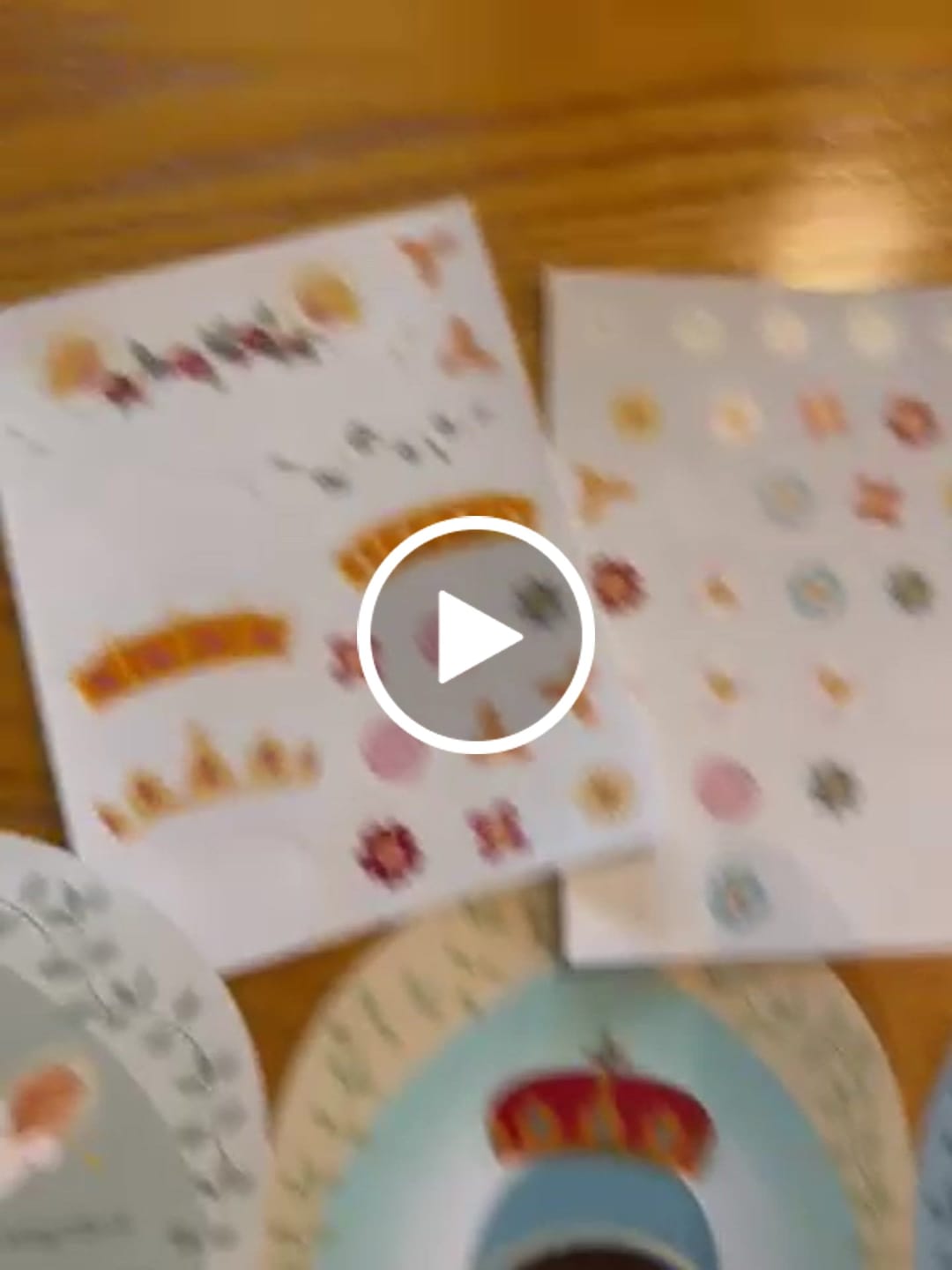 Customer video review of May Crowning Reusable Sticker Activity