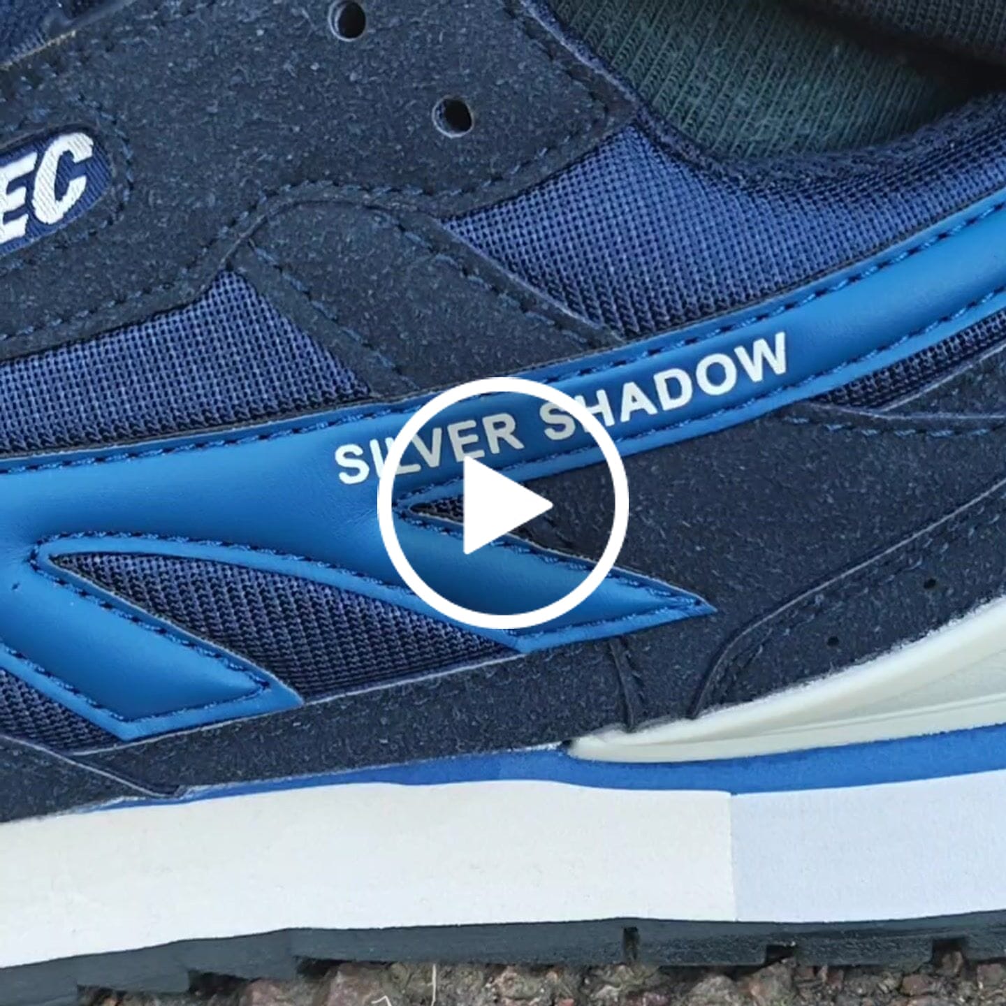 Customer video review of Mens Silver Shadow Trainers