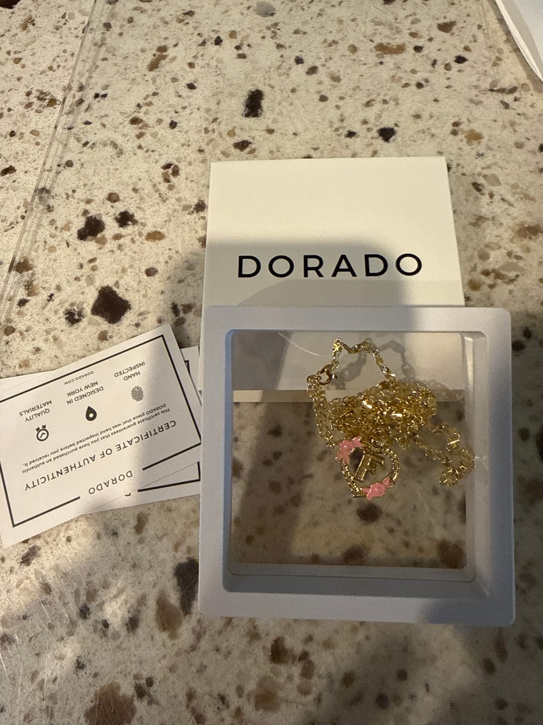 Customer photo review of Script Name Hoop Earrings
