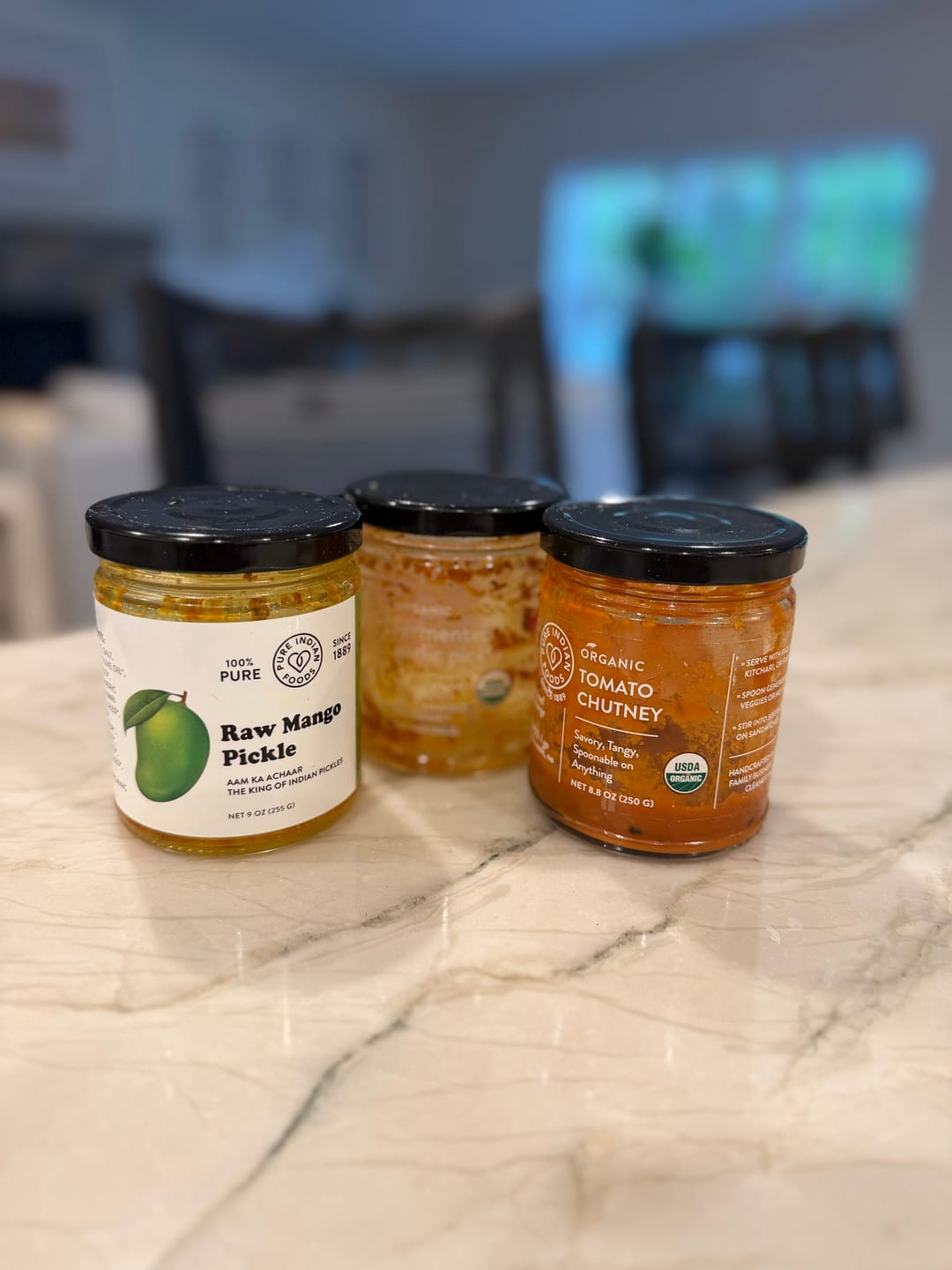 Customer photo review of Indian Raw Mango Pickle - Limited Edition Seasonal Item - 9 oz