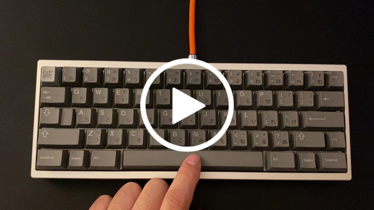 Customer video review of KEYKOBO NICHIRIN ABS TRIPLE-SHOT KEYCAP SET INSTOCK