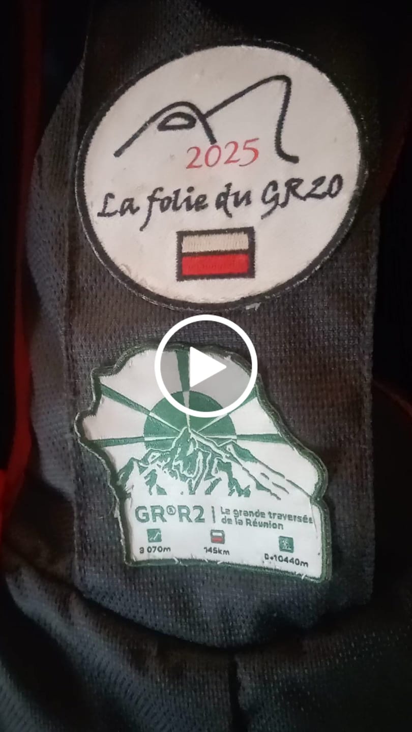 Customer video review of Écusson GR®R2 La grande traversée de l'Île de la Réunion
