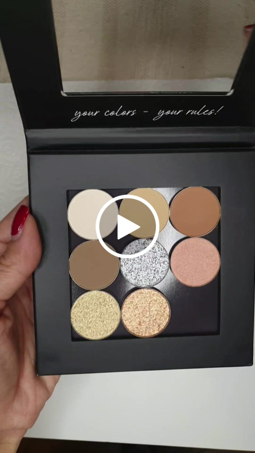Customer video review of Artist magnetna mini paleta za senke