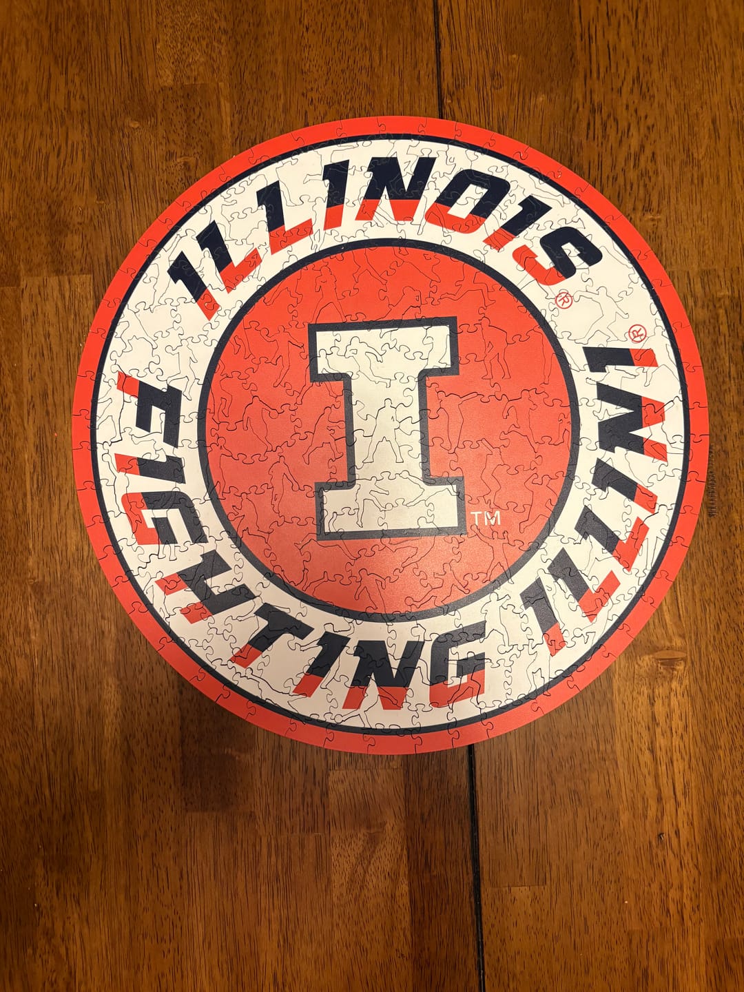 Customer photo review of University of Illinois - Wooden Puzzle