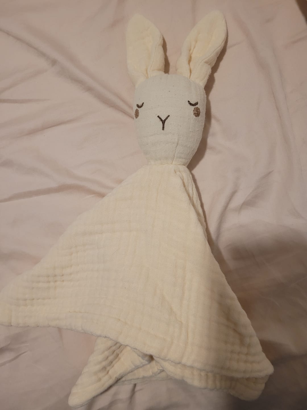 Customer photo review of Rabbit Organic Baby Comforter