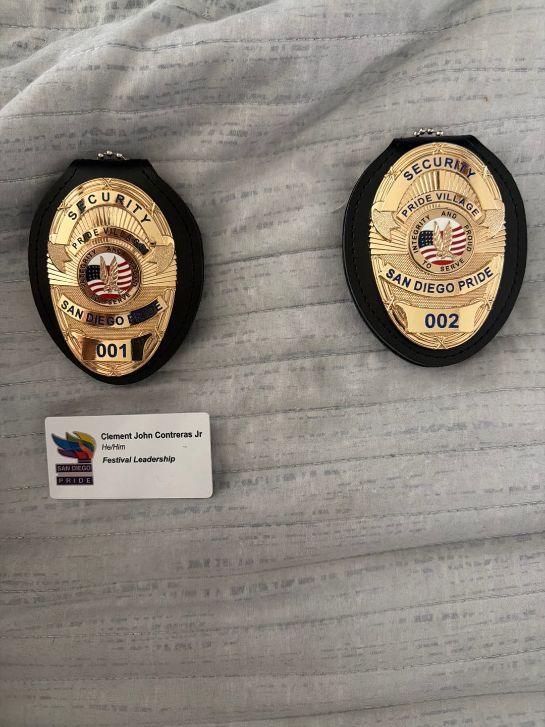 Customer photo review of Customizable Badge MA18