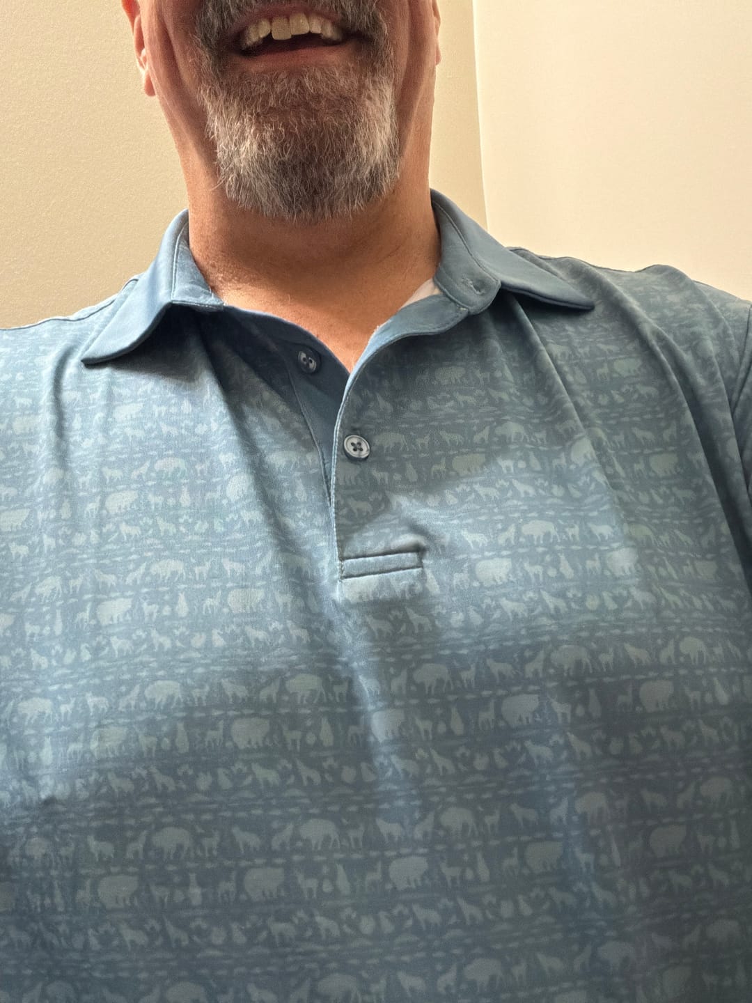 Customer photo review of Throwing Darts Men's Polo