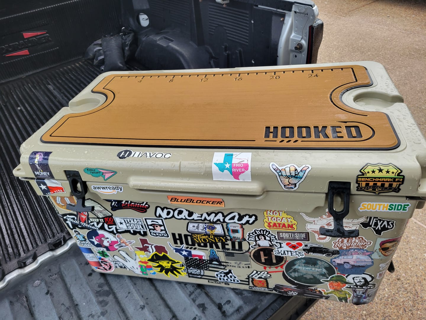 Customer photo review of Cooler Lid Pads