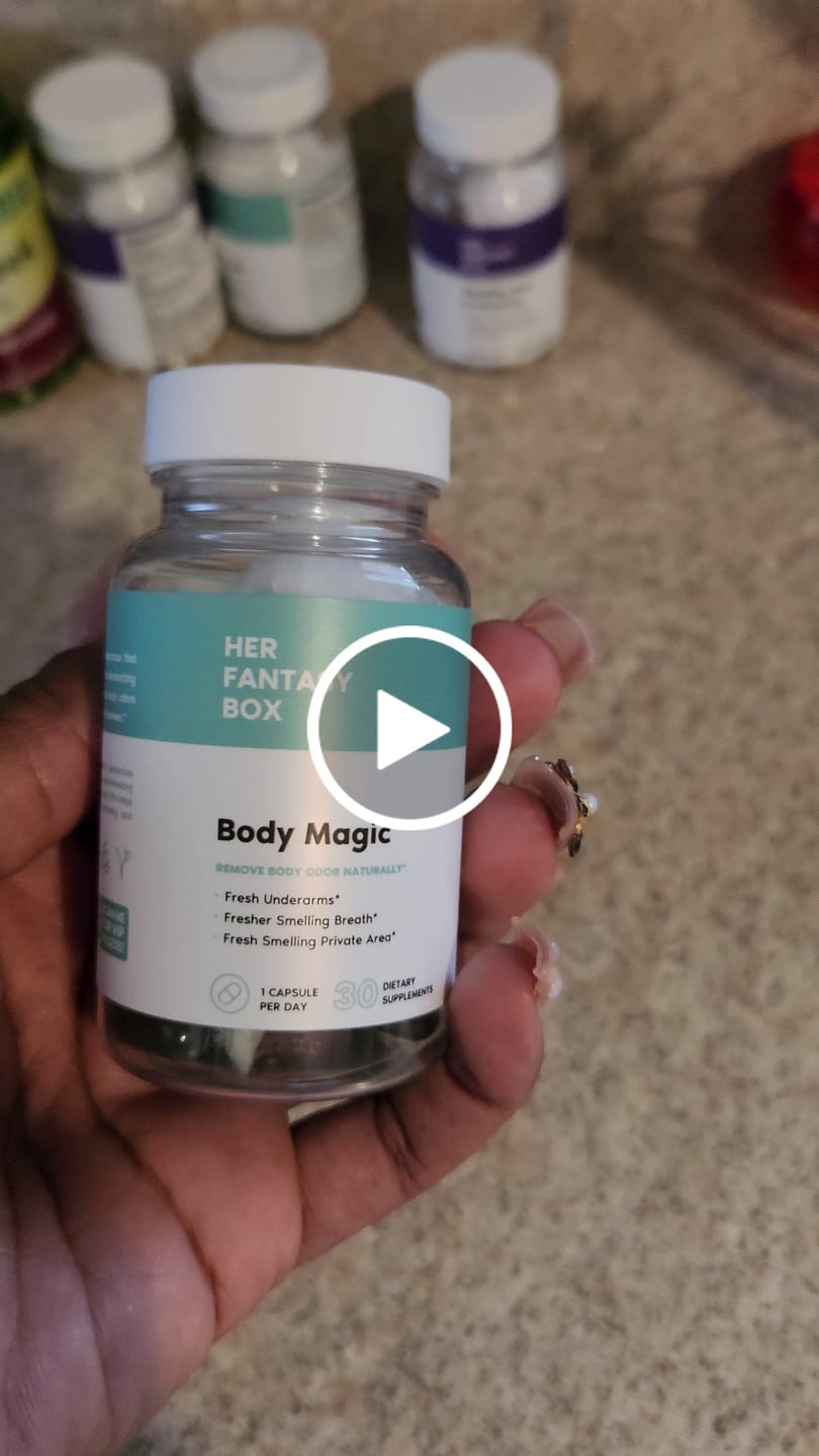 Customer video review of Body Magic Chlorophyll Pill - For Body Odor, Detox & Skin