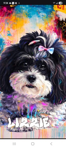 Customer photo review of Graffiti - Personalized Poster