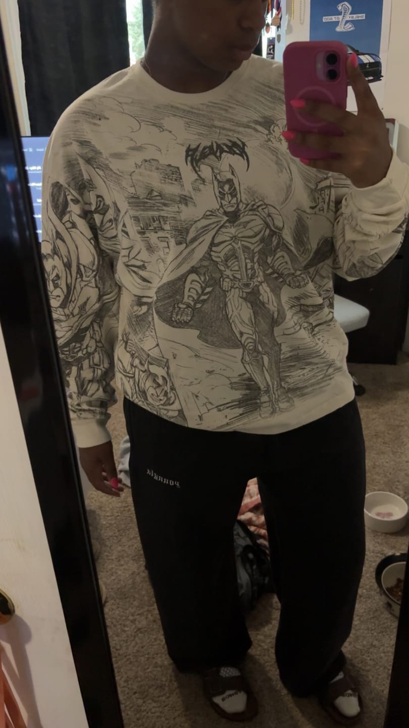 Customer photo review of 8002 - Batman Comic Longsleeves