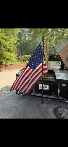Customer photo review of 3' x 5' American Flag