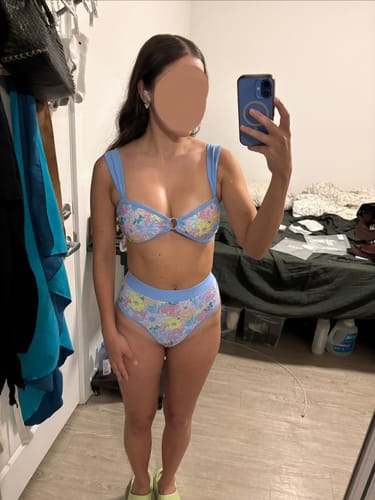 Customer photo review of BRIDGET Bouquet Princess Bikini Top