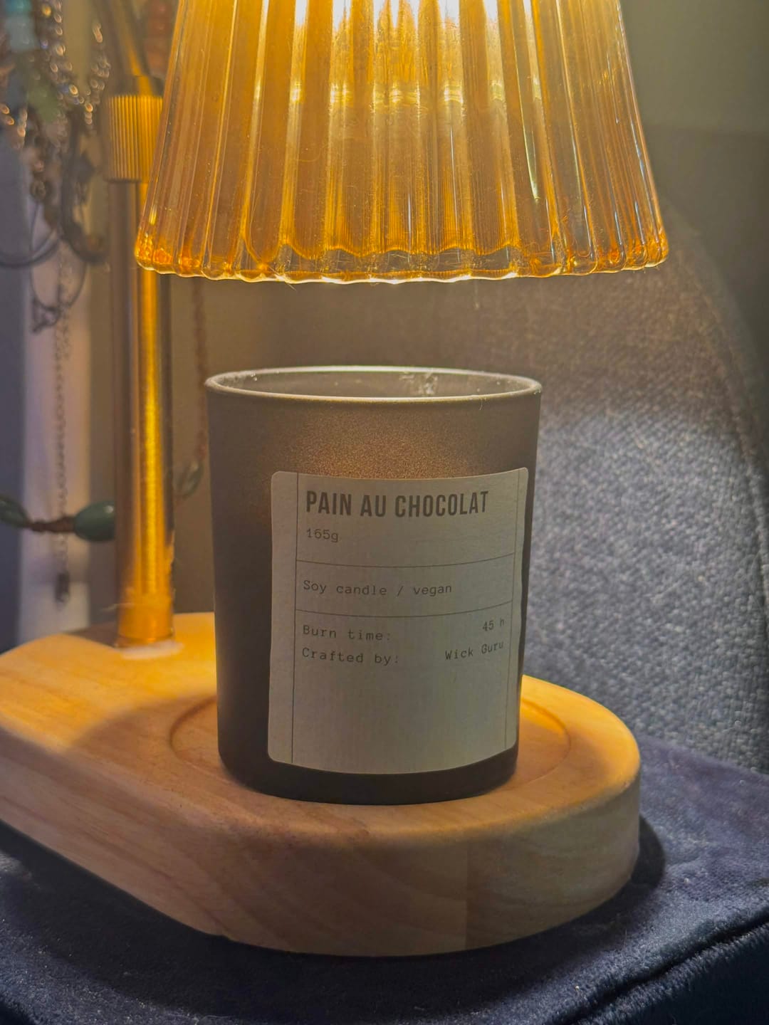 Customer photo review of Pain Au Chocolat Candle | Chocolate + Sugar + Pastry