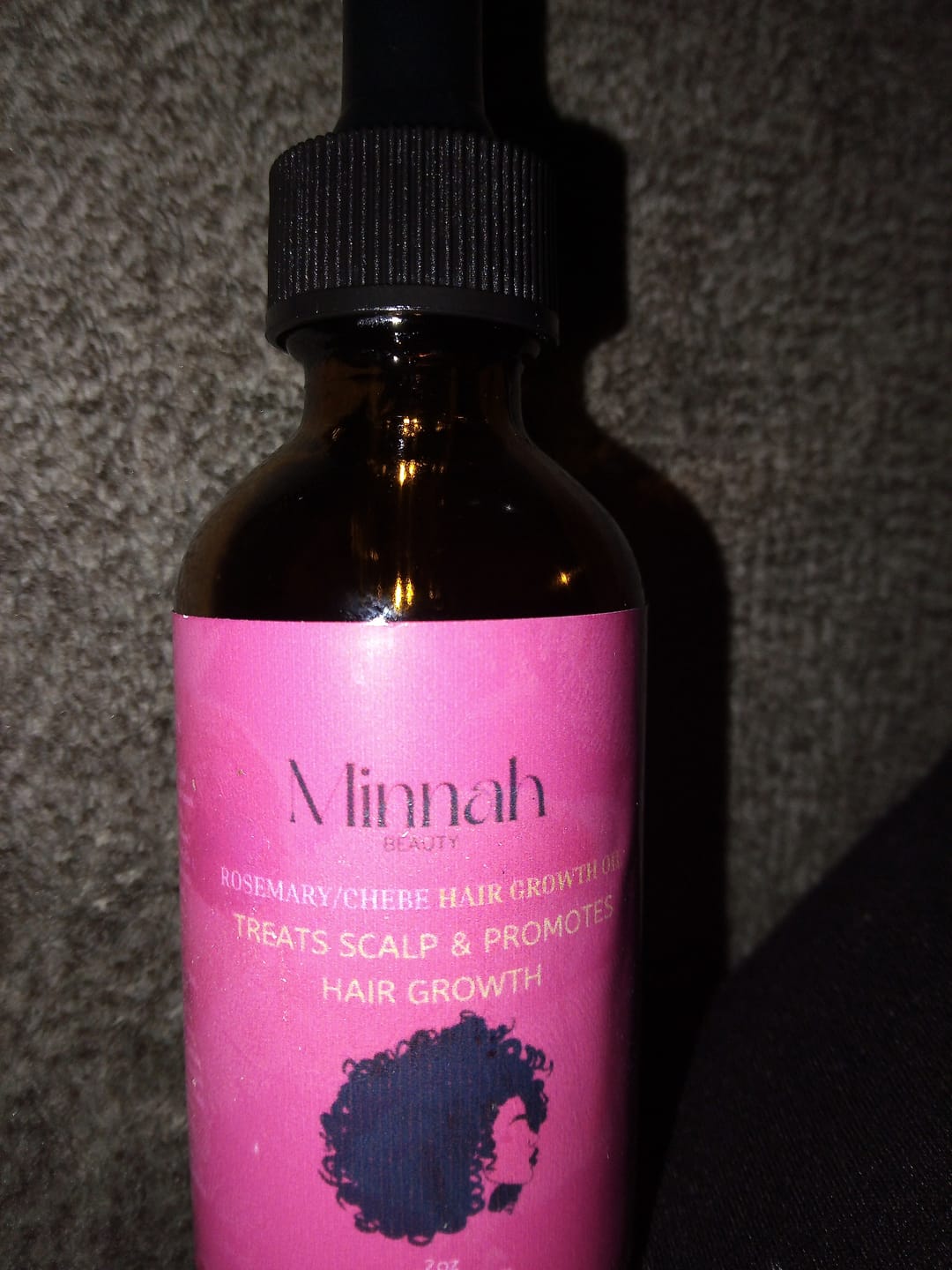 Customer photo review of Mini Herbal Hair Growth Oil