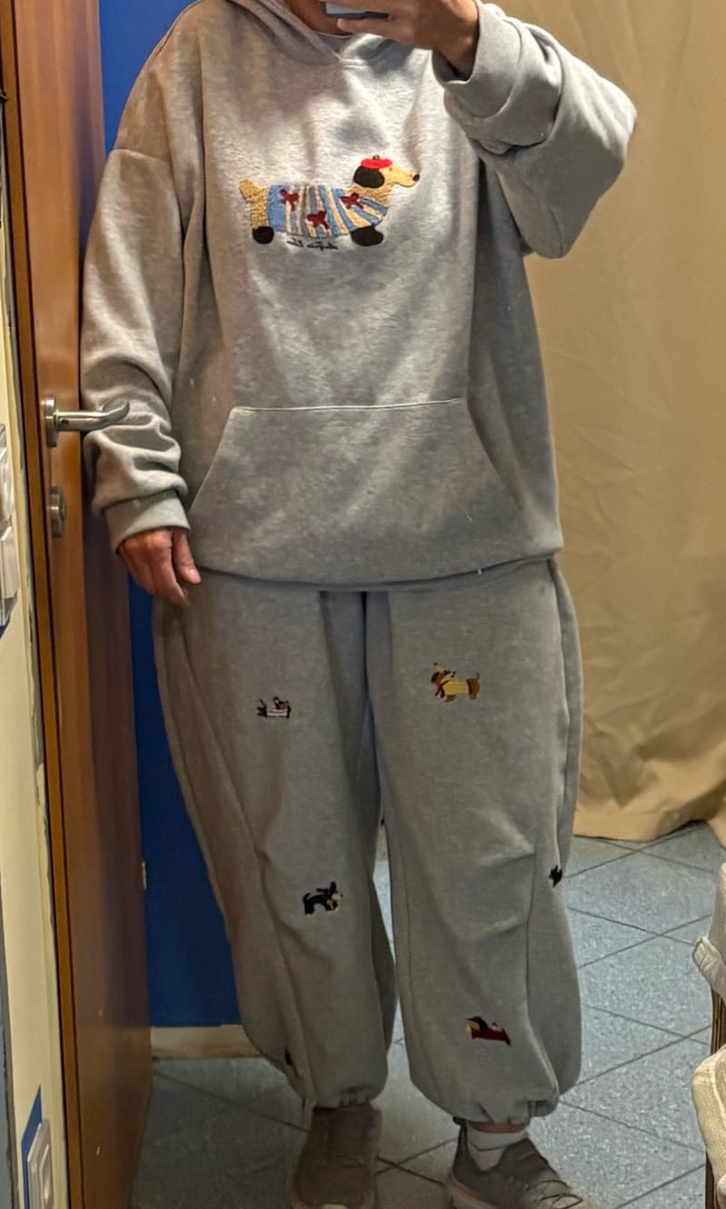 Customer photo review of Aelfric Eden Cartoon Dachshund Hoodie