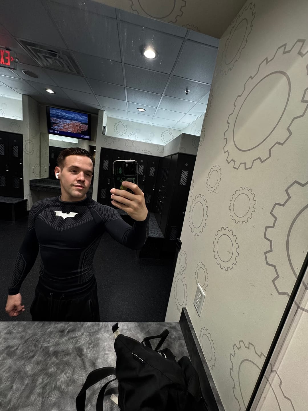 Customer photo review of 8004 - Batman Compression Longsleeves