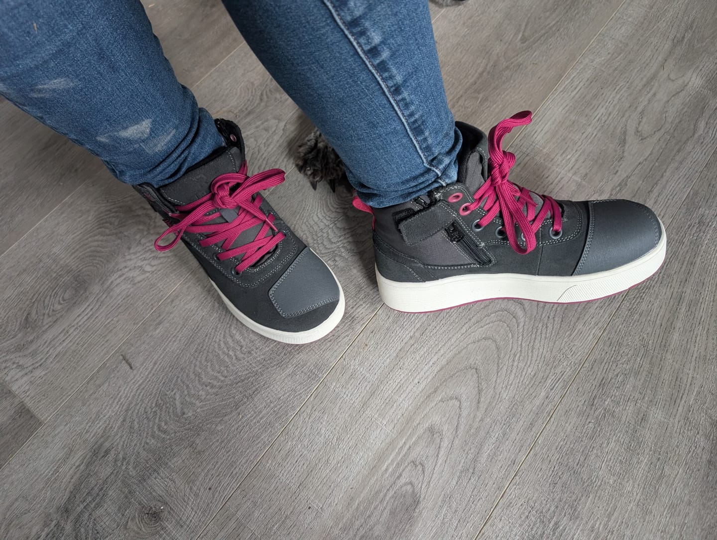 Customer photo review of RIDEIRON Street Leather Anti-Slip Motorcycle Riding Shoes | MS6002