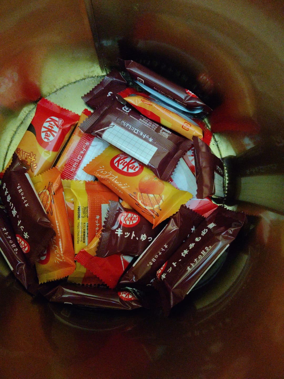 Customer photo review of Mini KitKat Chocolate Negro