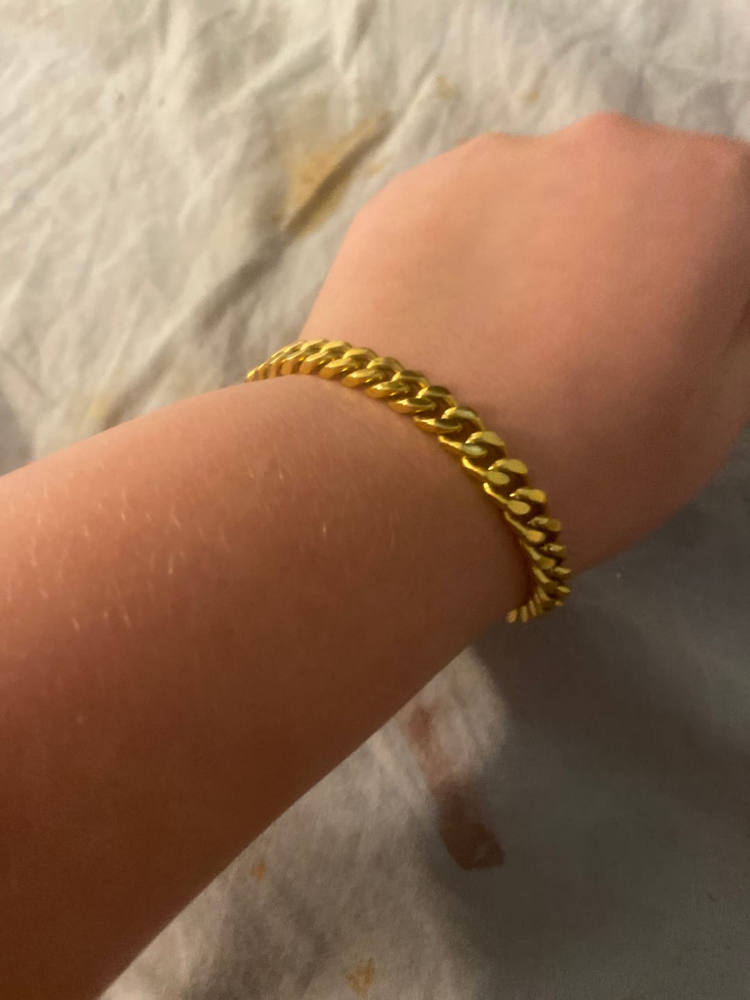 Customer photo review of Cuban Link Armband 6mm