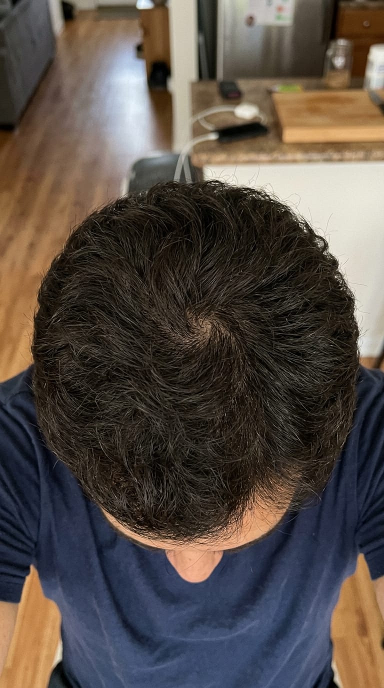 Customer photo review of Hair Tonic | Crecimiento Capilar