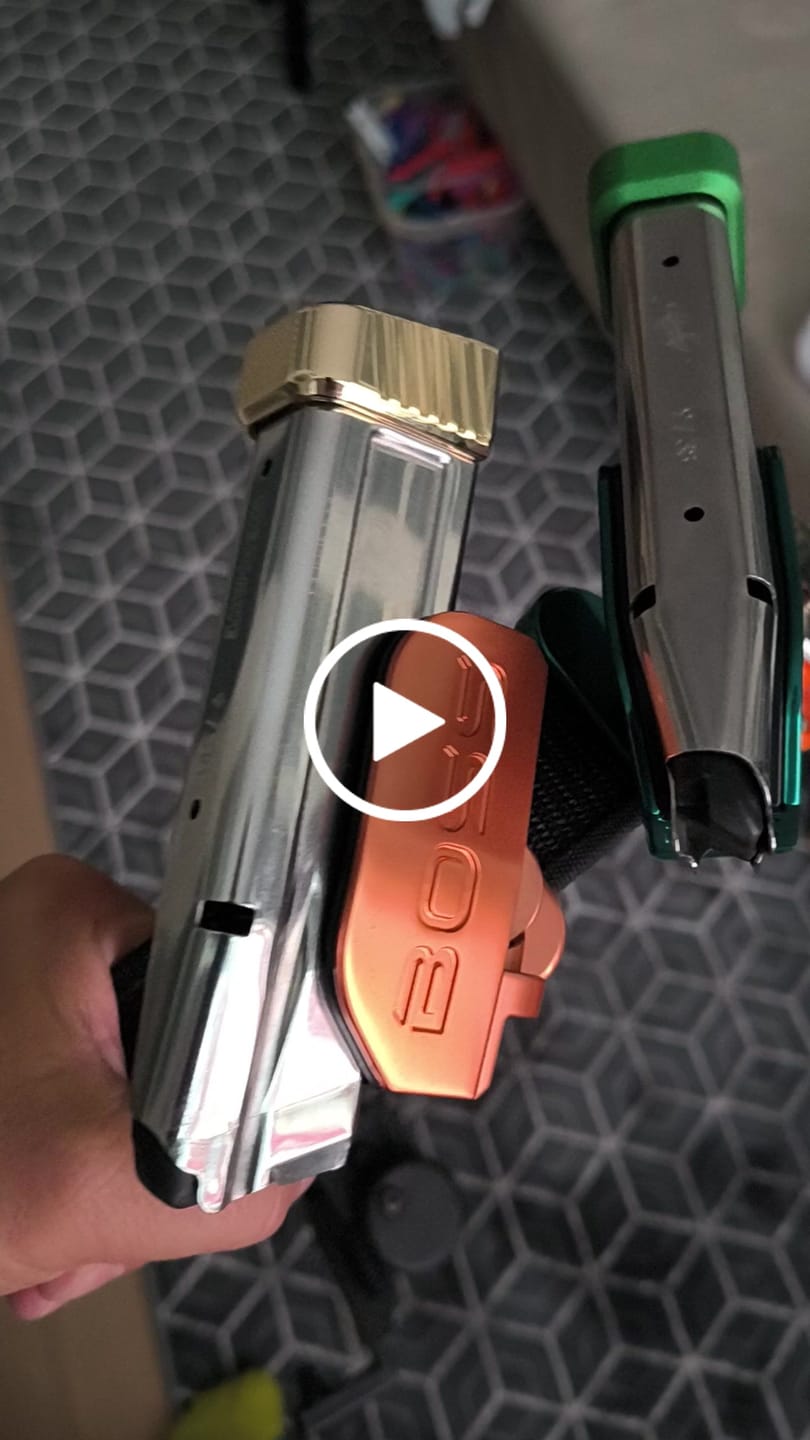 Customer video review of STI 2011 9/38/BUL Armory | Brass | Double Stack Open Magazine Base Pad