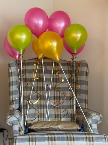 Customer photo review of PermaShine® 1-Balloon Vertical Bracket Kit