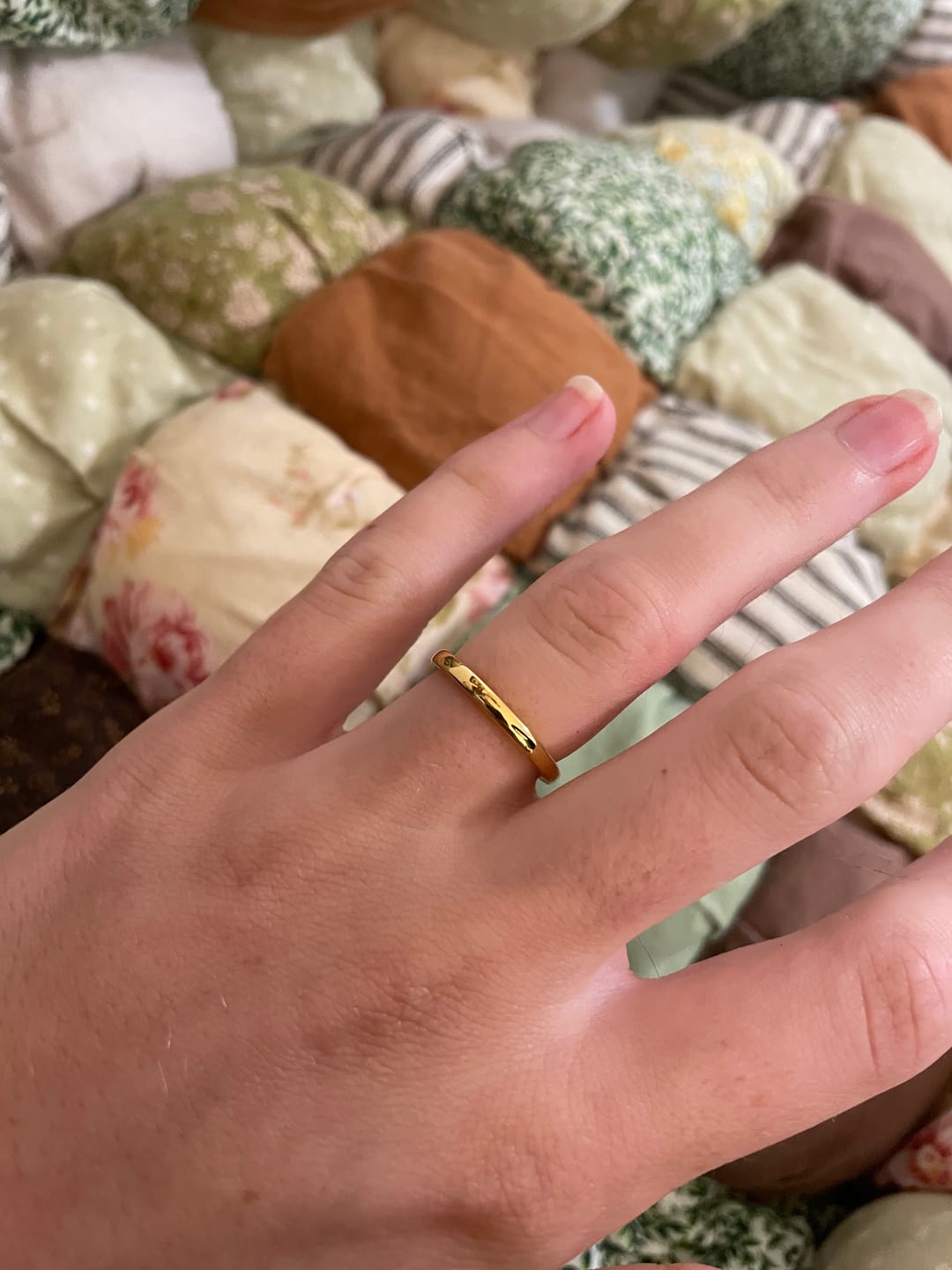 Customer photo review of High Polished Yellow Gold - 2mm