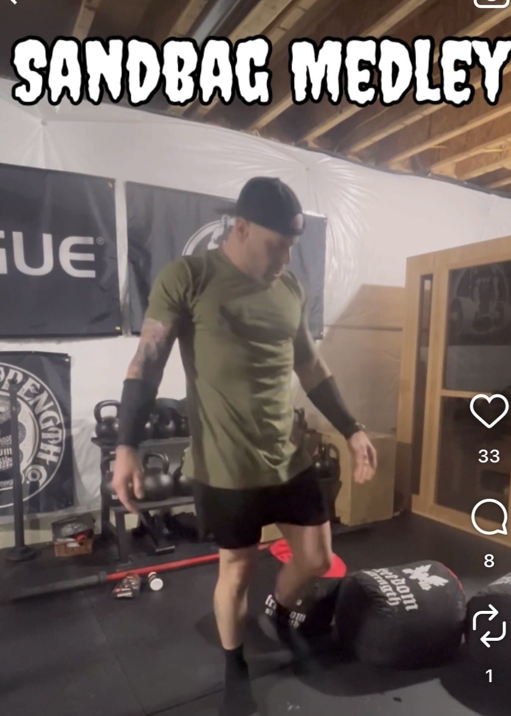 Customer photo review of Freedom Strength logo T-shirt